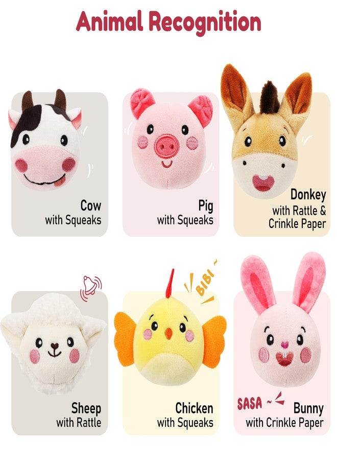 TOHIBEE Baby Toys 6-12 Months, Montessori Sensory Barn Toys for Babies 3-6 7 8 9 10 12 18 Months, Stuffed Farm Animal Toys for Toddlers 1-3, Infant Toys Christmas Gifts for 1 2 Year Old Boys Girls - Image 3